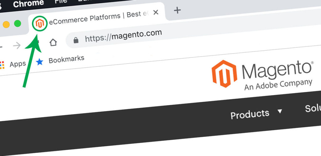 Whta is a Favicon in Magento2?